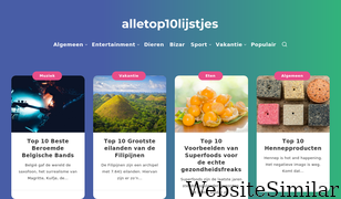 alletop10lijstjes.nl Screenshot