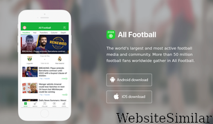 allfootballapp.com Screenshot