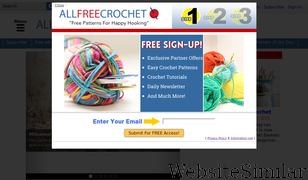 allfreecrochet.com Screenshot