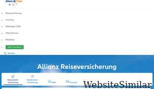 allianz-reiseversicherung.de Screenshot