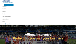 allianz.co.uk Screenshot