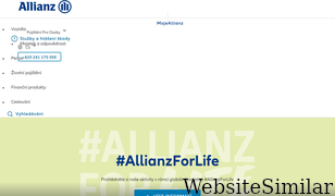 allianz.cz Screenshot