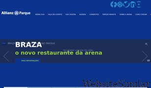 allianzparque.com.br Screenshot