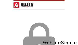 alliedelec.com Screenshot