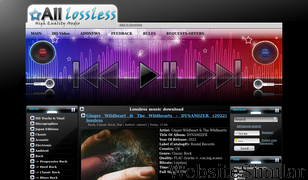 alllossless.net Screenshot