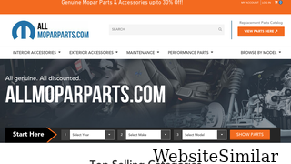 allmoparparts.com Screenshot