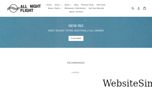 allnightflightrecords.com Screenshot