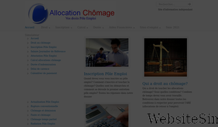 allocation-chomage.fr Screenshot