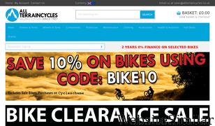allterraincycles.co.uk Screenshot