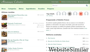 almanaqueculinario.com.br Screenshot