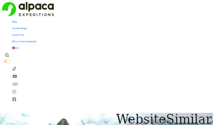 alpacaexpeditions.com Screenshot