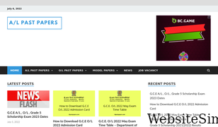 alpastpapers.com Screenshot