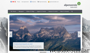 alpenverein.at Screenshot