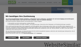 alpenverein.de Screenshot