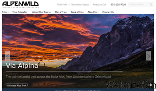 alpenwild.com Screenshot
