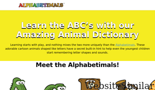 alphabetimals.com Screenshot