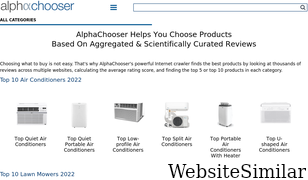 alphachooser.com Screenshot