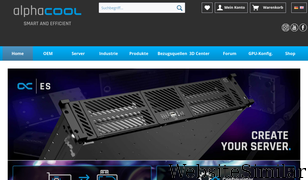 alphacool.com Screenshot