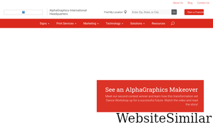 alphagraphics.com Screenshot
