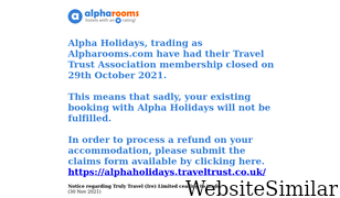 alpharooms.com Screenshot