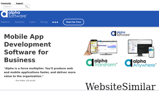 alphasoftware.com Screenshot