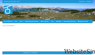 alpinforum.com Screenshot