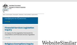 alrc.gov.au Screenshot