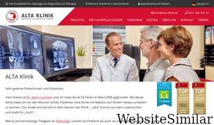 alta-klinik.de Screenshot