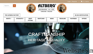 altberg.co.uk Screenshot
