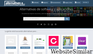 alternativas-a.com Screenshot
