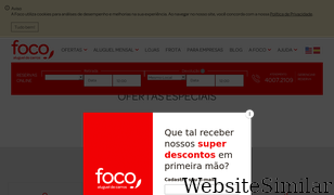 aluguefoco.com.br Screenshot