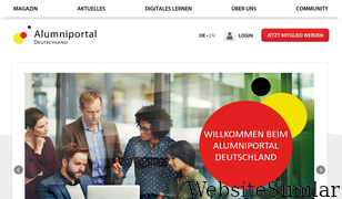alumniportal-deutschland.org Screenshot