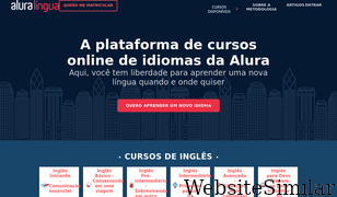 aluralingua.com.br Screenshot