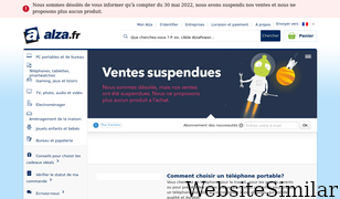 alza.fr Screenshot
