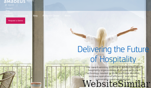 amadeus-hospitality.com Screenshot
