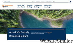 amalgamatedbank.com Screenshot