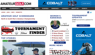 amateurgolf.com Screenshot