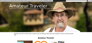 amateurtraveler.com Screenshot