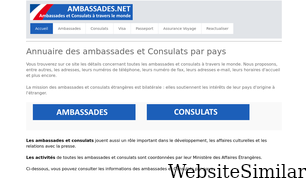 ambassades.net Screenshot