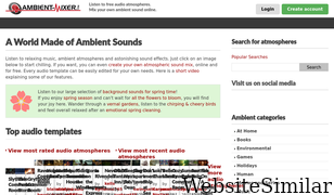ambient-mixer.com Screenshot