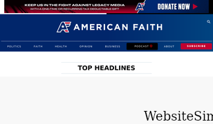 americanfaith.com Screenshot