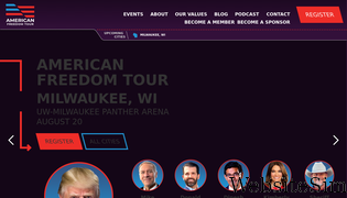 americanfreedomtour.com Screenshot