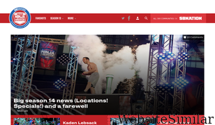 americanninjawarriornation.com Screenshot