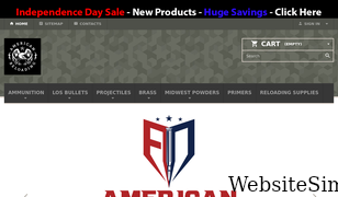 americanreloading.com Screenshot