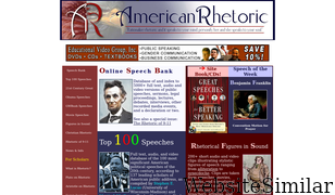 americanrhetoric.com Screenshot