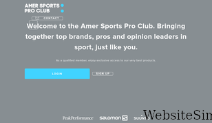 amersportsproclub.com Screenshot