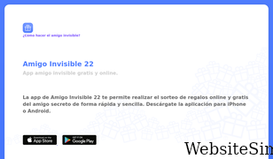 amigoinvisible22.com Screenshot