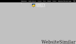 amity.edu Screenshot