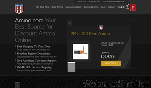 ammo.com Screenshot