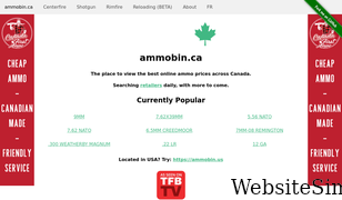 ammobin.ca Screenshot